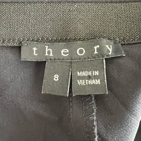Theory Black Kosova Super Pencil Skirt - Picture 6 of 8